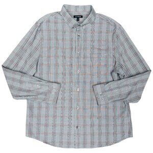 EUC Men’s EXPRESS Relaxed Fit Long Sleeve Button-Down Dress Shirt‎ | Size L